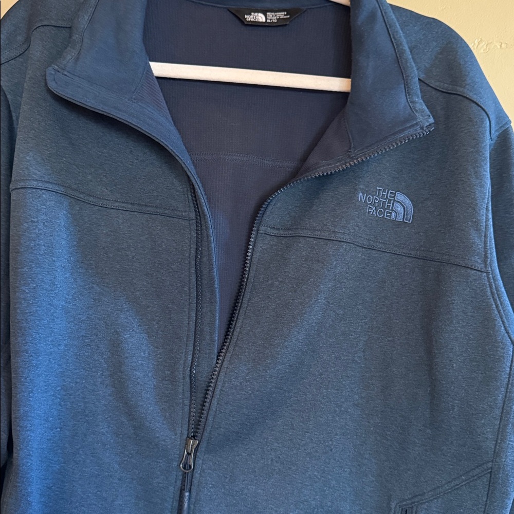 The North Face Navy Full-Zip Jacket